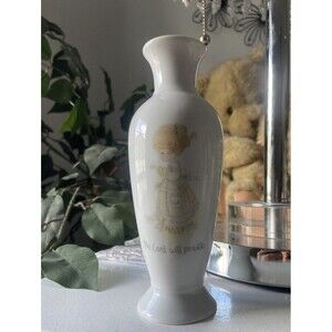 Vintage 1985 Precious Moments "The Lord will Provide" Porcelain Bud Vase Enesco